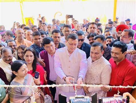 CM Dhami inaugurates Unison Centrio Mall .
